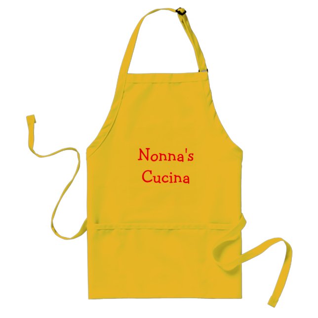 Nonnas Cucina (Küche) spezielles Geschenk Schürze (Vorne)