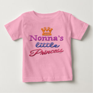 Nonnas kleiner Prinzessin-Baby-Kleinkind-T - Shirt