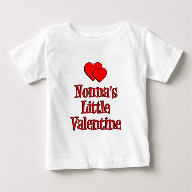 Nonnas kleines Valentin Baby T-shirt (Vorderseite)