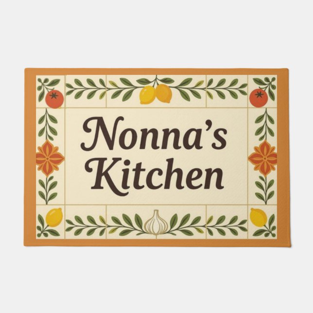 Nonnas Küchenmatte Fußmatte (Vorderseite)
