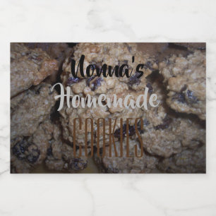 Nonnas selbst gemachte Cookies Graphics personalis Lebensmitteletikett