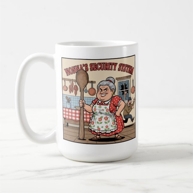 Nonnas Sicherheitssystem Kaffeetasse (Links)