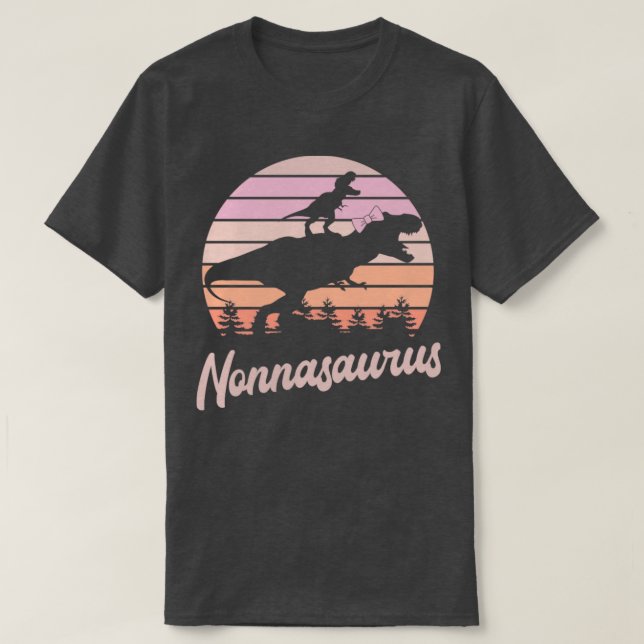 Nonnasaurus TRex Dinosaur T-Shirt (Design vorne)