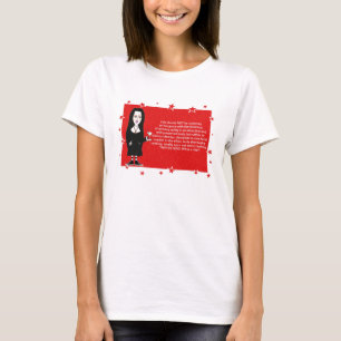 Nonne mit Martini T-Shirt