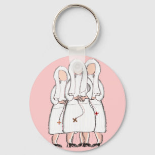 Nonnen Geschenke "Three Sisters" Schlüsselanhänger