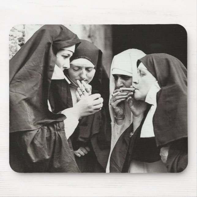 Nonnen Mousepad (Vorne)
