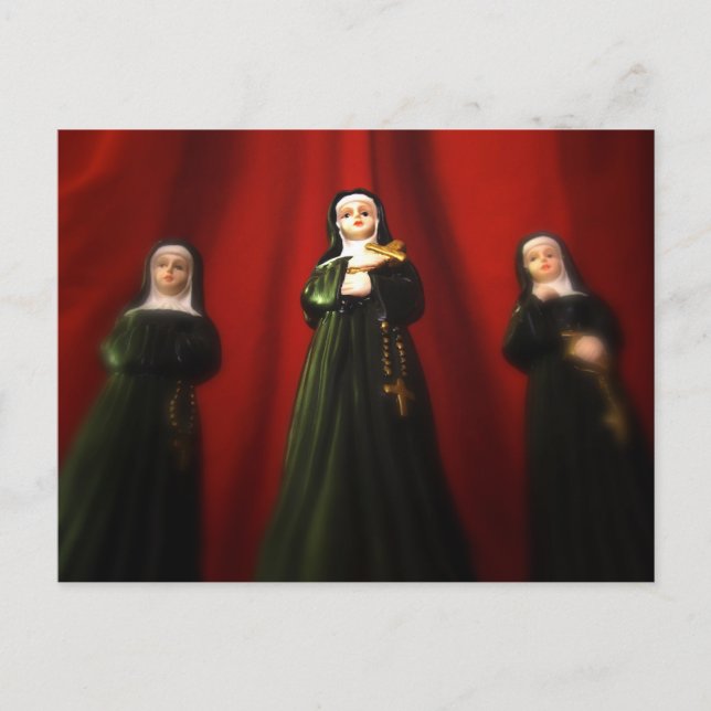 Nonnen Postkarte (Vorderseite)