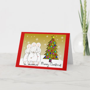 Nonnen Weihnachtskarten und Geschenke Künstlerisch Feiertagskarte