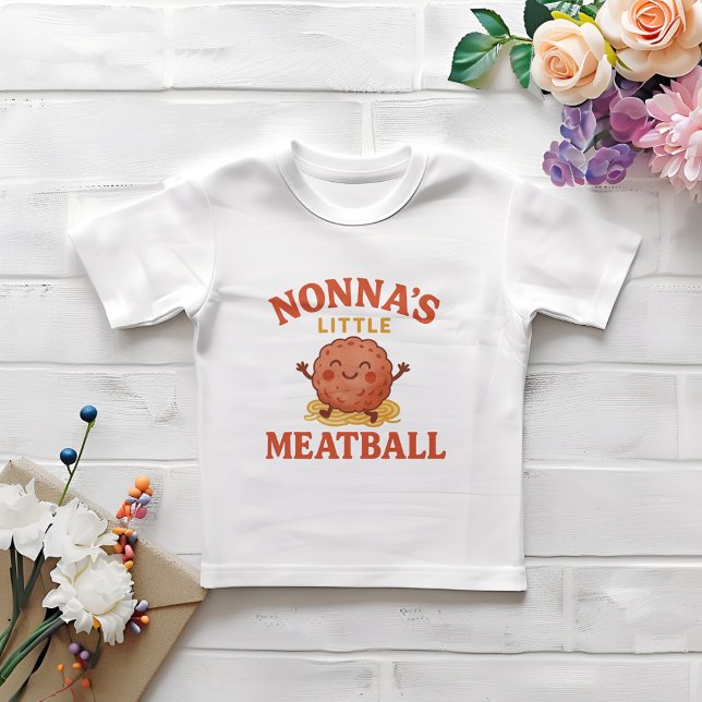 Nonnenkletterball | Niedlicher italienischer Ameri Baby T-shirt (Von Creator hochgeladen)