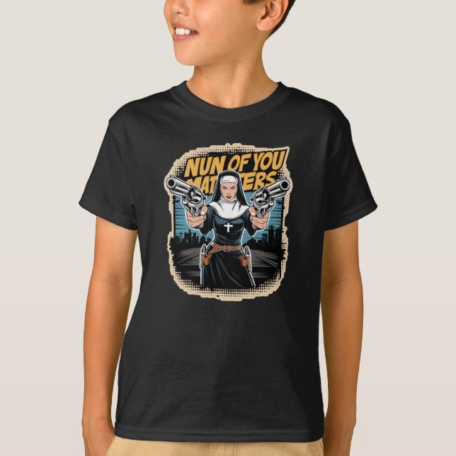 Nonne's Funny Comic Page Art Lover Sticker T-Shirt (Vorderseite)
