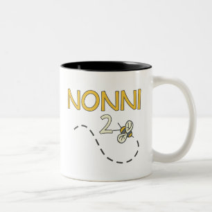 Nonni 2 Biene Zweifarbige Tasse