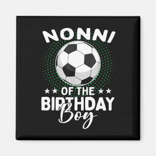 Nonni des Geburtstags-Soccer-Spielers Geburtstag Magnet