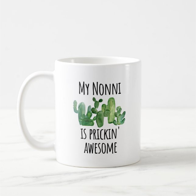 Nonni Gift Italienisch Großmutter Grandma Geschenk Kaffeetasse (Links)
