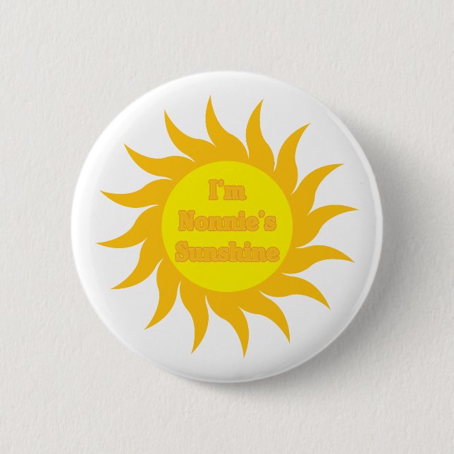 Nonnie' s-Sonnenschein Button (Vorderseite)