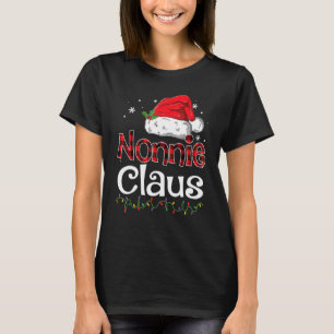 Nonnie Claus Weihnachtsmannmütze Red Kariert Buffa T-Shirt