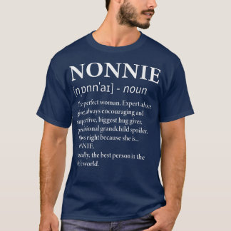 Nonnie Definition Oma Funny Großmutter  T-Shirt