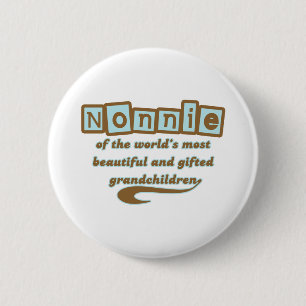 Nonnie der begabten Enkelkinder Button