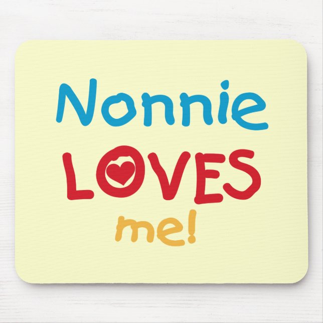 Nonnie Lieben Me Tshirts und Geschenke Mousepad (Vorne)