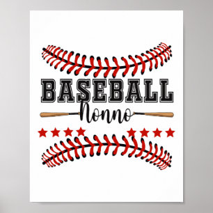 Nonno Bysebyll mit rotem Nähen Thread glücklichen Poster