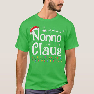 Nonno Claus Lustige Oma Santa Pyjama Weihnachten T-Shirt