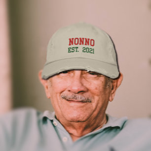 Nonno - est.2020 bestickte Baseballkappe