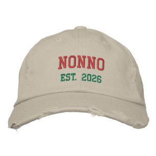 Nonno - est.2026 bestickte Baseballkappe