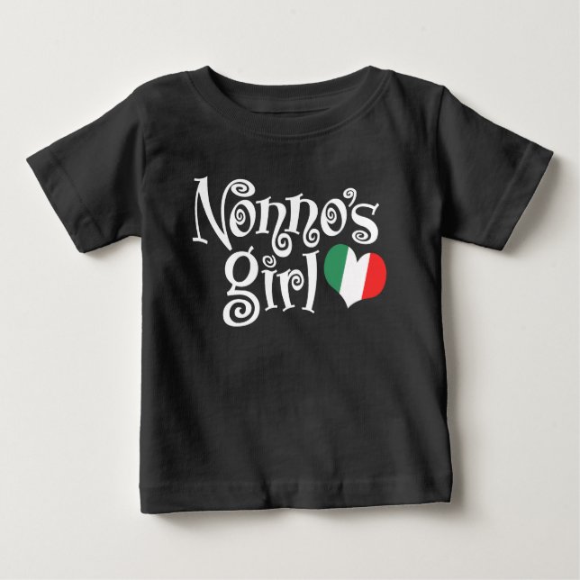 Nonno-Mädchen Baby T-shirt (Vorderseite)
