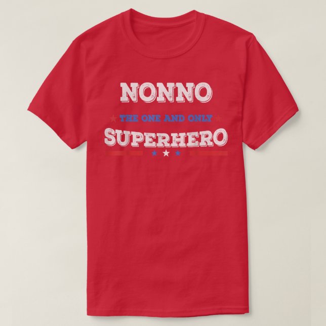 Nonno Superdad Superheldin Vater Heldin T-Shirt (Design vorne)