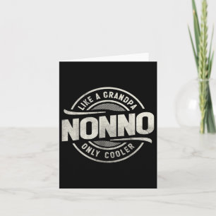 Nonno wie Opa Nur Cooler ein lustiger Großvater Karte