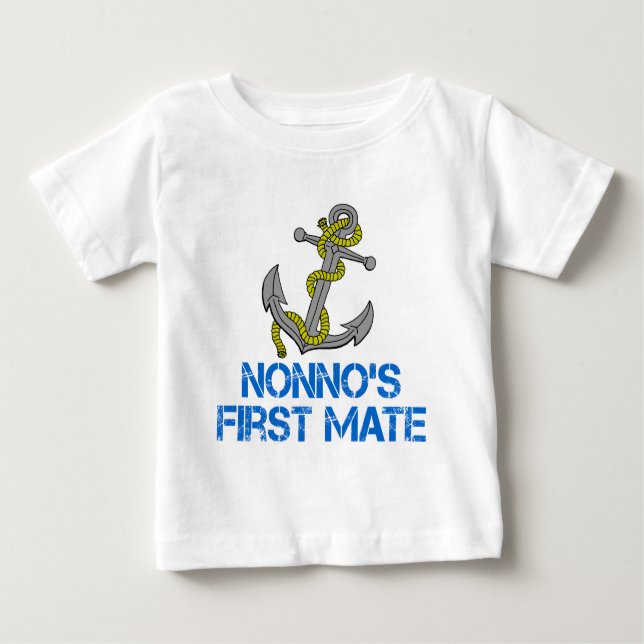 Nonnos erstes Mate Baby T-shirt (Vorderseite)
