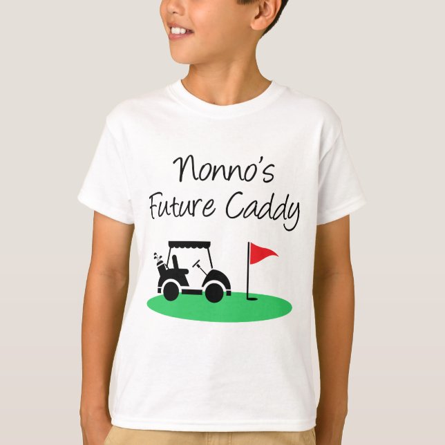 Nonno's Future Caddy Italienisches Großkind T-Shirt (Vorderseite)
