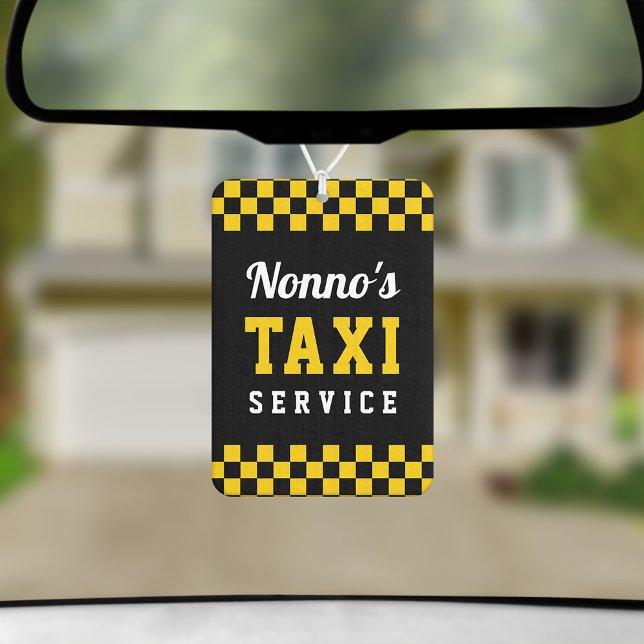 Nonno's Taxi Service | Niedliches Opfergeschenk Autolufterfrischer (Von Creator hochgeladen)
