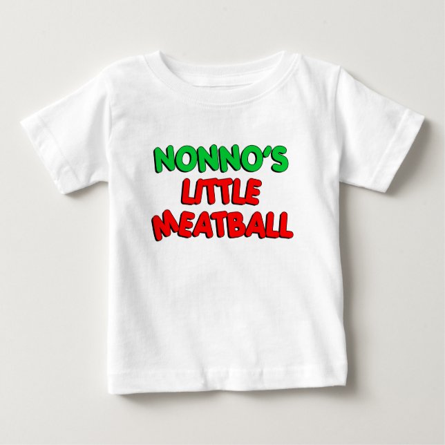 Nonnos wenig Fleischklöschen Baby T-shirt (Vorderseite)