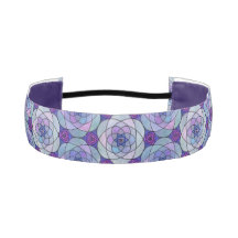 Nonslip Headband mit schmuckfarbenem Mandala