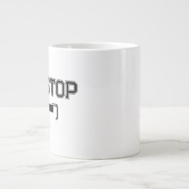 NONSTOP Gym Motivation Hoodie T - Shirt Jumbo-Tasse