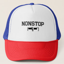 NONSTOP Gym Motivation Hoodie T - Shirt Truckerkappe