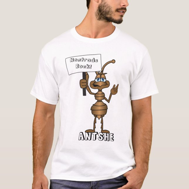 Nontrads Felsen! T-Shirt (Vorderseite)