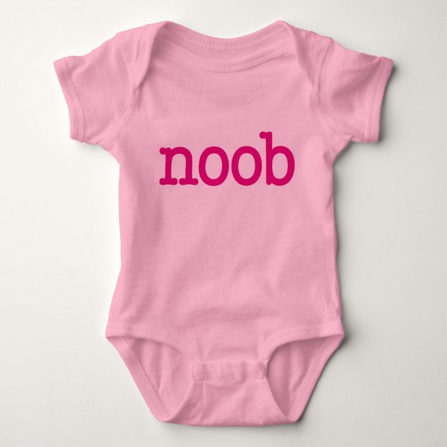 noob baby strampler (Vorderseite)