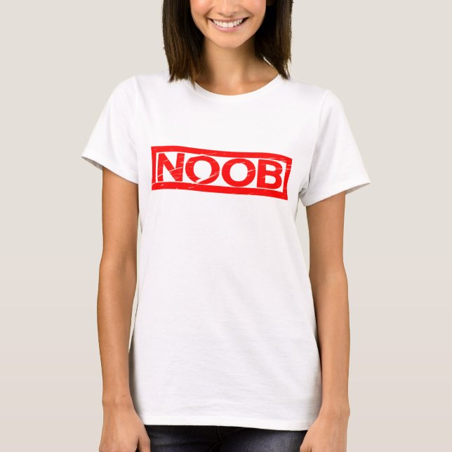 Noob Briefmarke T-Shirt (Vorderseite)