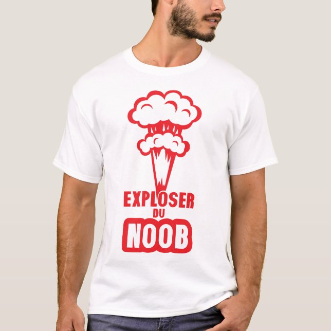 Noob-Gamo-Zeichnung T-Shirt (Vorderseite)