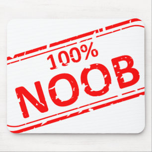 Noob Stempel 100% Mousepad