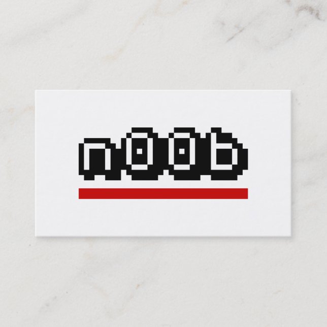 Noob Visitenkarte (Vorderseite)