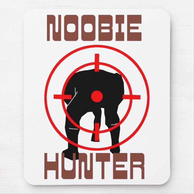 Noobie Jäger Mousepad (Vorne)