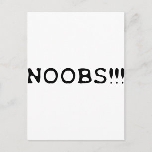 NOOBS !! Ikone Postkarte