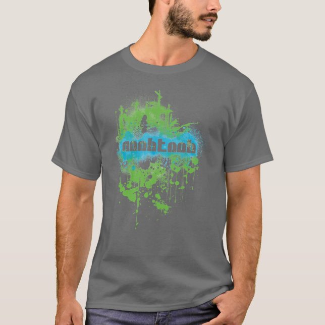 NooBToob Schmutz-Grau T-Shirt (Vorderseite)