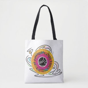 Noodle a Doodle Abstrakt Tote Bag - Lächeln