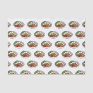 Noodle-Cartoon-Abbildung Seidenpapier