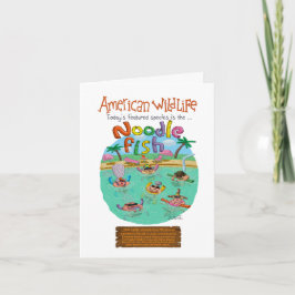 Noodle Fish Happy Birthday! Karte