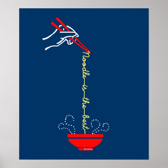 Noodle ist das beste poster (Vorne)