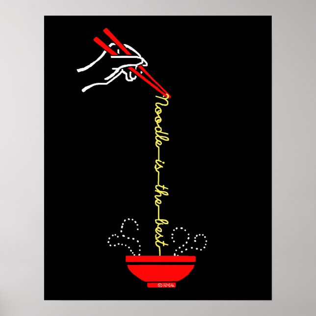 Noodle ist das beste poster (Vorne)